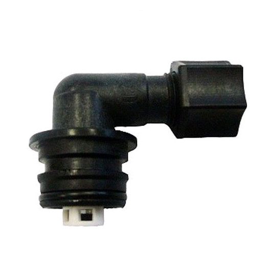 V4144-01 Уголок солезаборного механизма (фитинг реагентной линии) 3/8" QC для V1-V125 в сборе U.S.A.