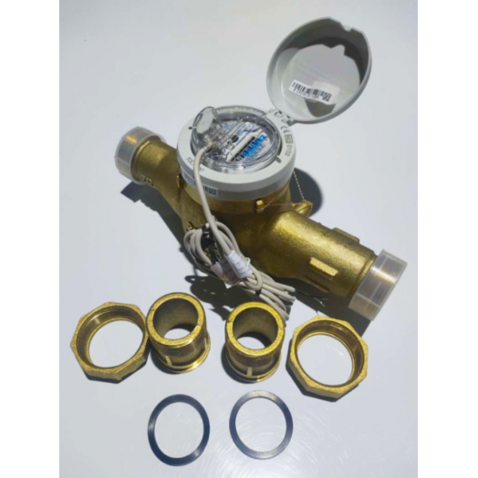 Импульсный водосчётчик ZENNER DN32 (10л/имп) в сборе
