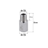 Обратный клапан 1/4" ВР-НР (метал)